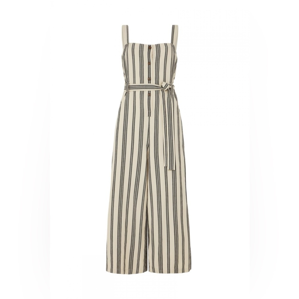 People Tree Rena Stripe Jumpsuit - Picture 2 of 13